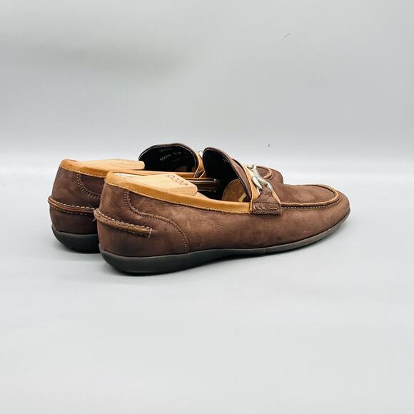 Johnston & Murphy Shoes Mens 8.5 Brown Leather Horsebit Loafers Slip On Dress main image 10